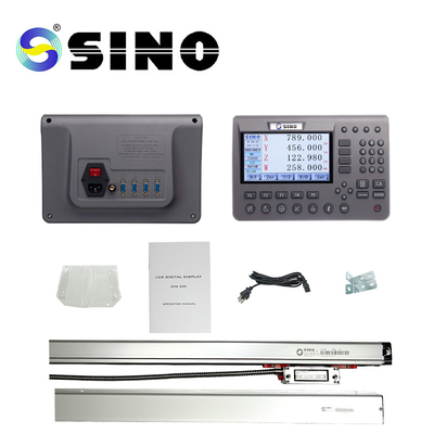 SINO SDS200 หน้าจอขนาดใหญ่ LCD Digital Readout Kits KA-300 Optical Encoder Linear Scale