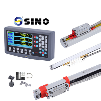 เครื่องวัด CNC Lathe SINO SDS2-3VA DRO เครื่องวัดระบบอ่านดิจิตอล 3 แกน